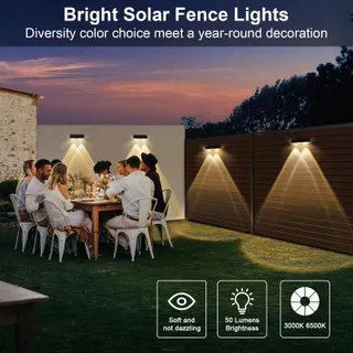 YIFMOO Solar LED Lampen Tuin Terras Trap RGB 4 Standen 4 Stuks — miniatuur 8