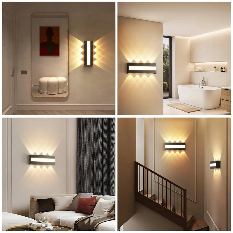 SUZNIU LED Buitenwandlamp Waterdicht Warm Wit IP65 3000K — foto 7
