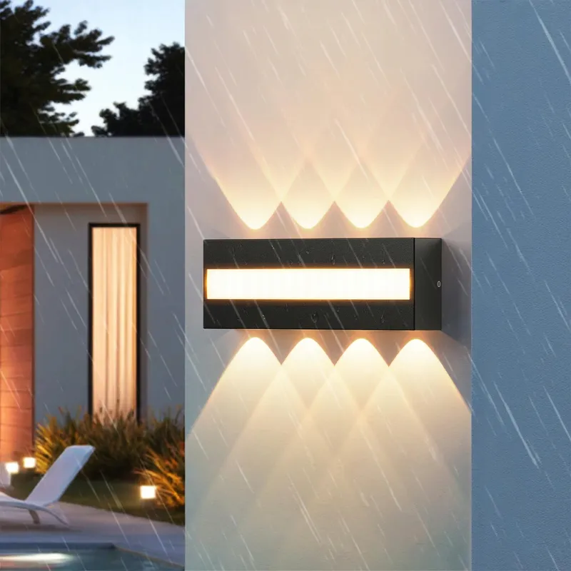 SUZNIU LED Buitenwandlamp Waterdicht Warm Wit IP65 3000K — foto 1