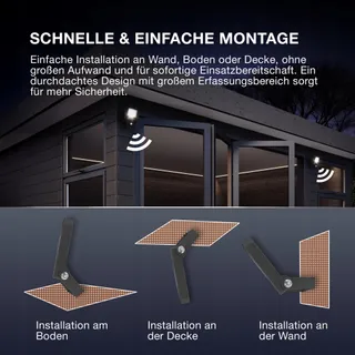 OSRAM ENDURA LED Schijnwerper met Bewegingssensor Buiten 10W 1000lm IP65 — miniatuur 8