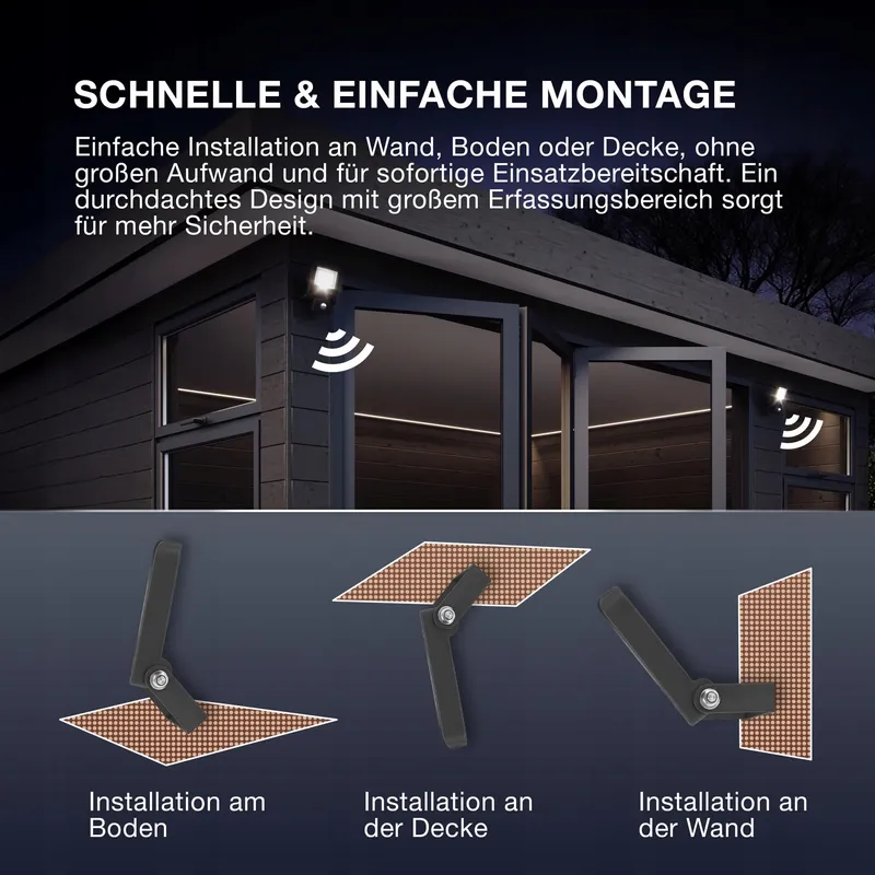 OSRAM ENDURA LED Schijnwerper met Bewegingssensor Buiten 10W 1000lm IP65 — foto 8