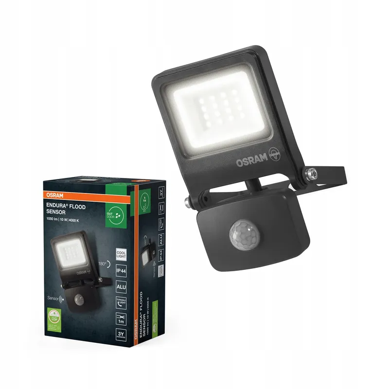 OSRAM ENDURA LED Schijnwerper met Bewegingssensor Buiten 10W 1000lm IP65 — foto 1