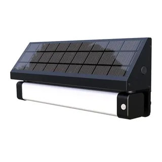 SOLARSYS Solar Buitenlamp Bewegingsmelder Schemersensor IP65 — miniatuur 1