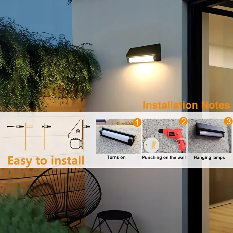 SOLARSYS Solar Buitenlamp Bewegingsmelder Schemersensor IP65 — foto 4