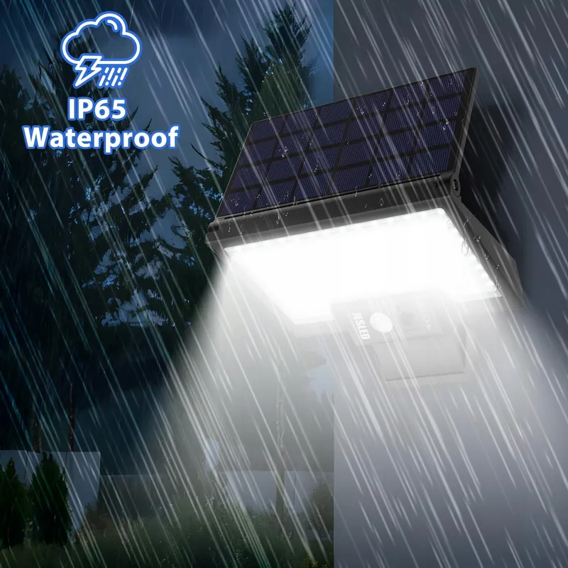 JESLED Solarlampen Bewegingssensor Draaibaar Tuin IP65 — foto 8