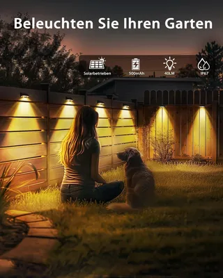 DELAIGLOW Solarlampen Tuin Terras Warm Wit 16 Stuks — miniatuur 5