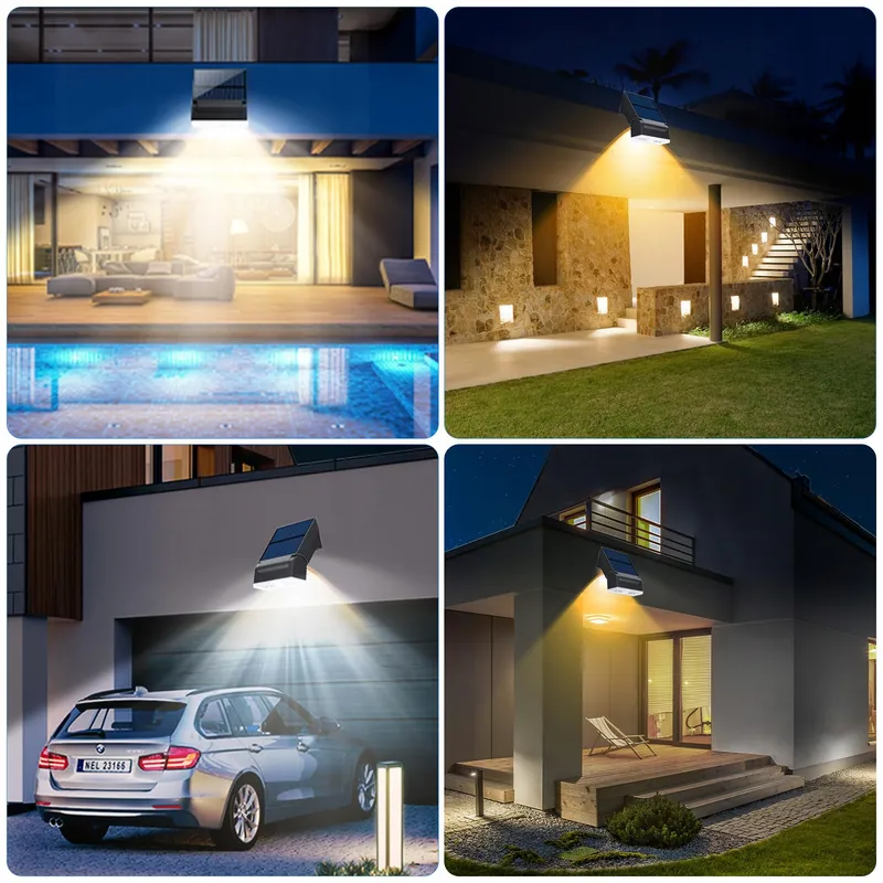 GILIWOSY Solar Buitenlamp met Bewegingssensor Tuin Garage IP65 — foto 6