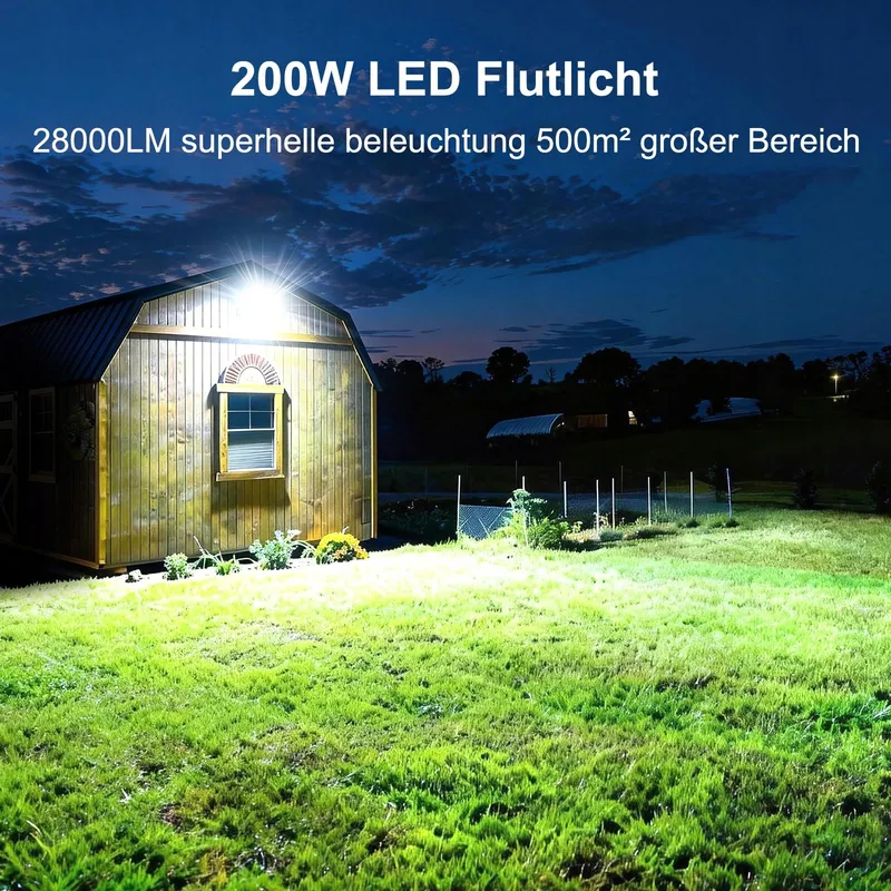 HOPEDAMAI LED Schijnwerper Buiten Extra Fel Koudwit 200W IP67 — foto 2