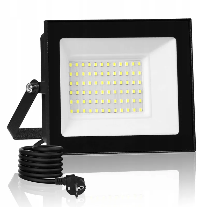 WOWSPEED LED Schijnwerper Buiten Warmwit Kabel 300cm IP65 50W — foto 1