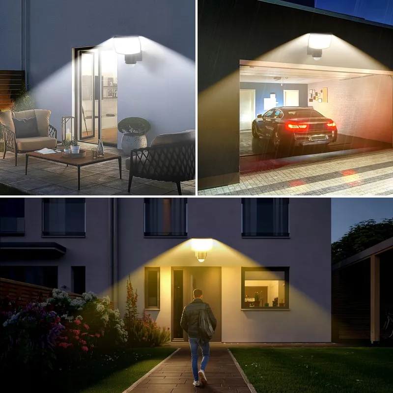 BENMA Solar Buitenlampen met Afstandsbediening Bewegingssensor 2 Stuks IP65 — foto 7