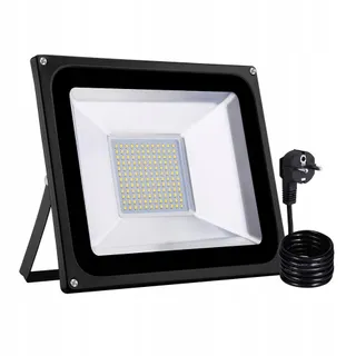 PAPASBOX LED Schijnwerper Waterdicht Buiten Warm Wit IP65 100W — miniatuur 1