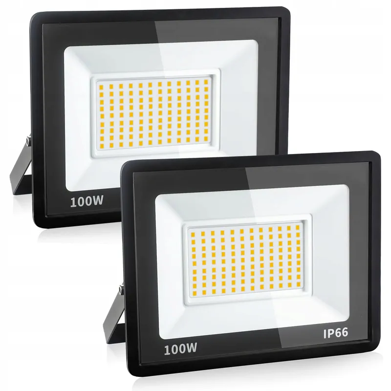 PSATFITO LED Schijnwerper Buiten Warmwit Waterdicht 100W IP66 — foto 1