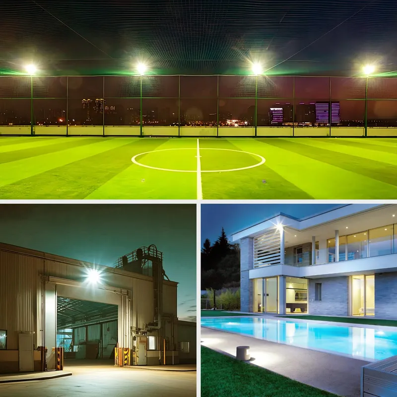 PSATFITO LED Schijnwerper Buiten Warmwit Waterdicht 100W IP66 — foto 8