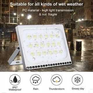 PAPASBOX LED Schijnwerper Waterdicht Tuin Garage Hotel 100W IP65 — miniatuur 4