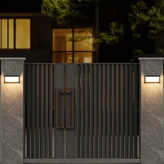 KLIGHTEN LED Buitenwandlamp Aluminium Zwart Rechthoekig IP65 — miniatuur 6