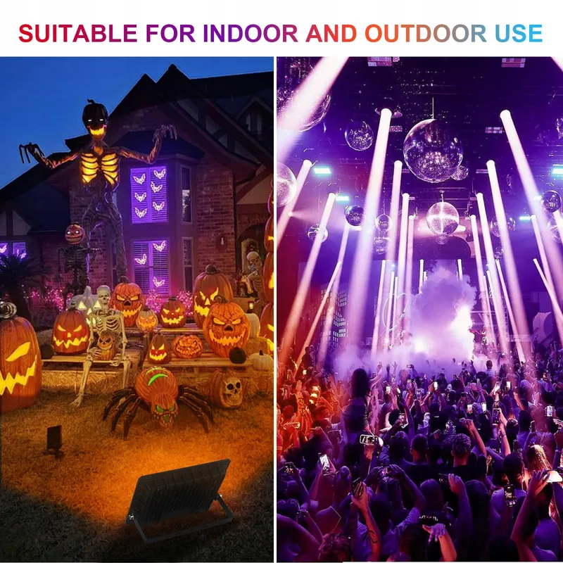 JBDUSN LED Schijnwerper RGB Afstandsbediening 16 Kleuren 50W IP66 — foto 6
