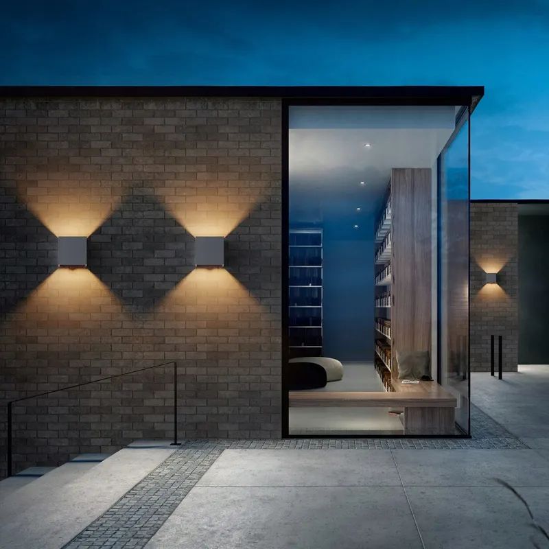 KLIGHTEN Buitenlampen Bewegingssensor Verstelbaar Antraciet 4 Stuks — foto 7