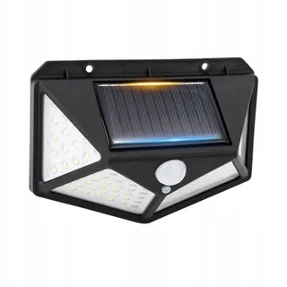 GDK20 Solar LED Lamp Bewegingssensor Tuin 100 LED IP65 — miniatuur 1