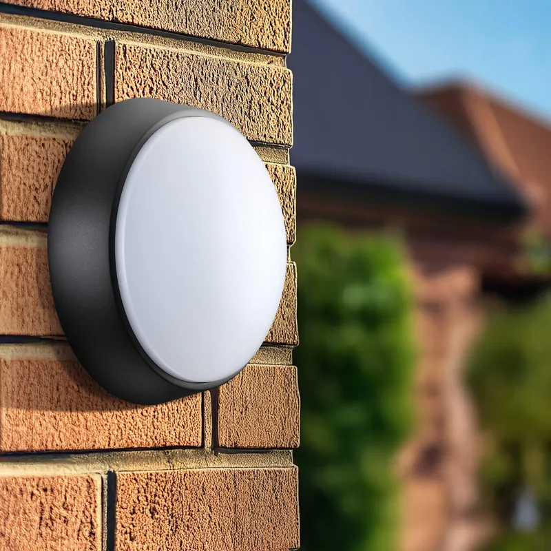 LUCECO LED Buitenlamp Rond Waterdicht Zwart Wit 10W IP54 — foto 6
