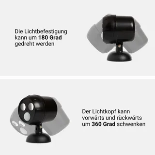 PROXINOVA LED Buitenlampen Met Bewegingssensor Draadloos 2 Stuks — miniatuur 4