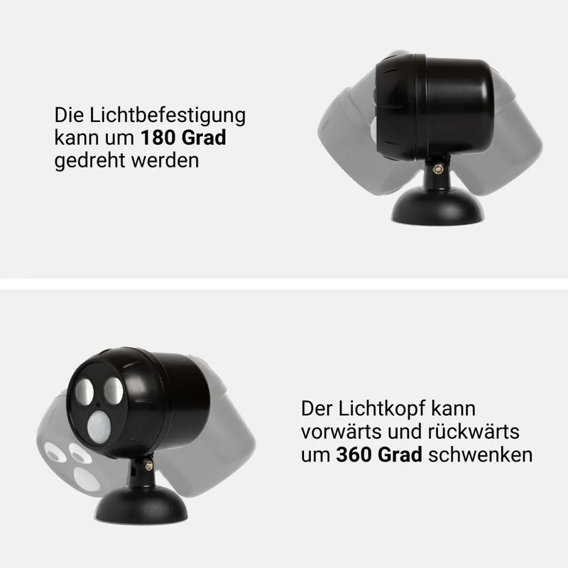 PROXINOVA LED Buitenlampen Met Bewegingssensor Draadloos 2 Stuks — foto 4