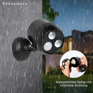 PROXINOVA LED Buitenlampen Met Bewegingssensor Draadloos 2 Stuks — miniatuur 5