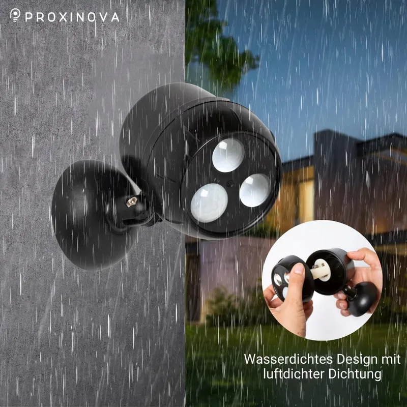 PROXINOVA LED Buitenlampen Met Bewegingssensor Draadloos 2 Stuks — foto 5