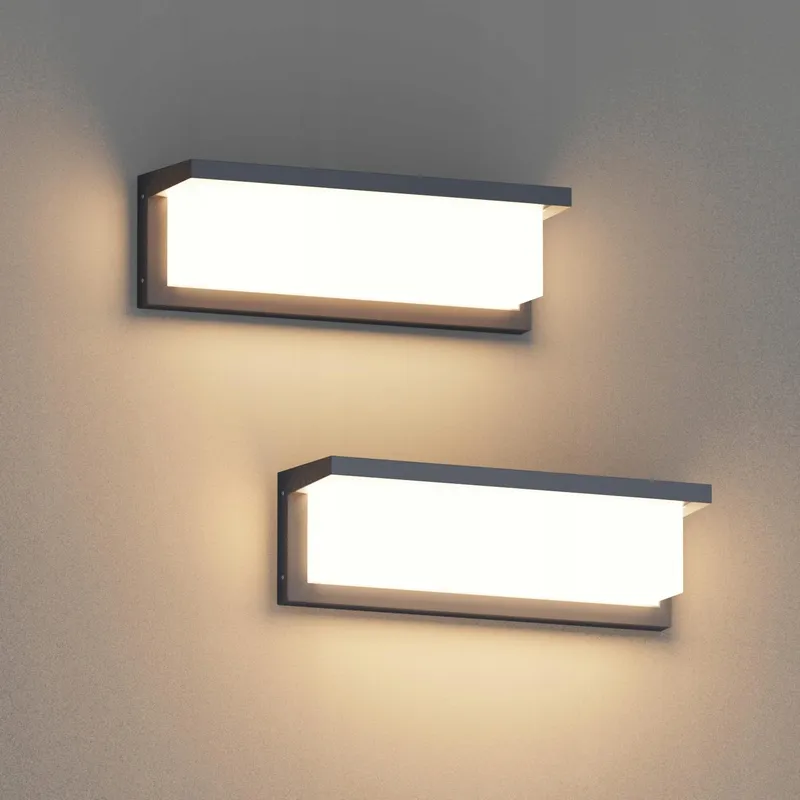 COINMIT LED Buitenwandlamp Aluminium Antraciet IP65 36W — foto 1