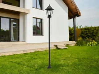 SMARTWARES Klassieke Vloerlamp Glas Metaal Woonkamer 170cm E27 — miniatuur 5