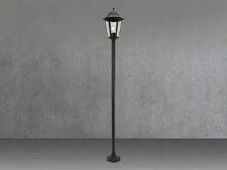 SMARTWARES Klassieke Vloerlamp Glas Metaal Woonkamer 170cm E27 — miniatuur 3