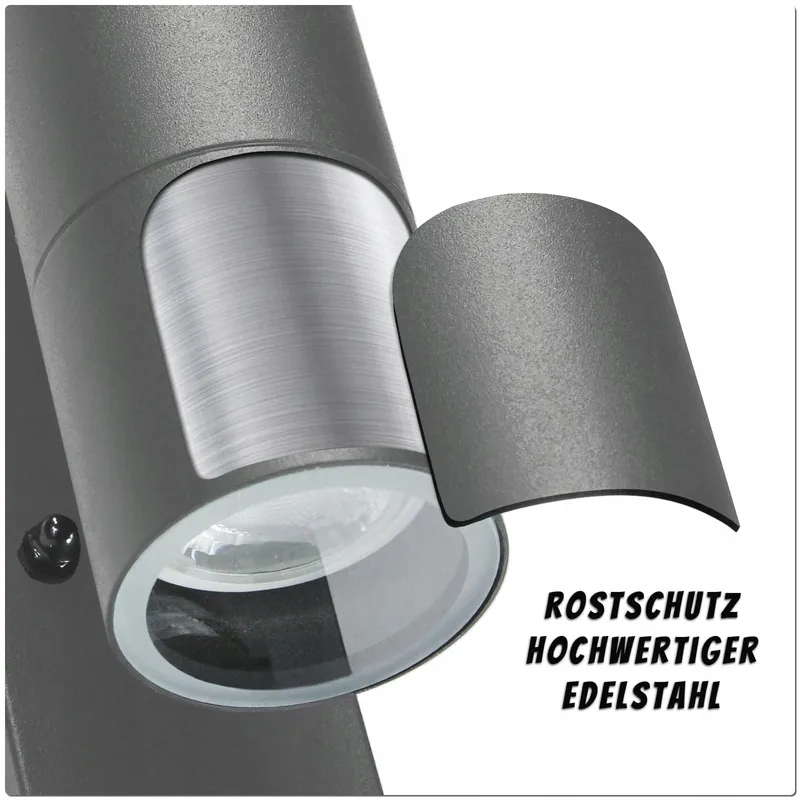 JNR LED Wandlampen Bewegings- en Schemersensor GU10 IP54 230V 2 Stuks — foto 7