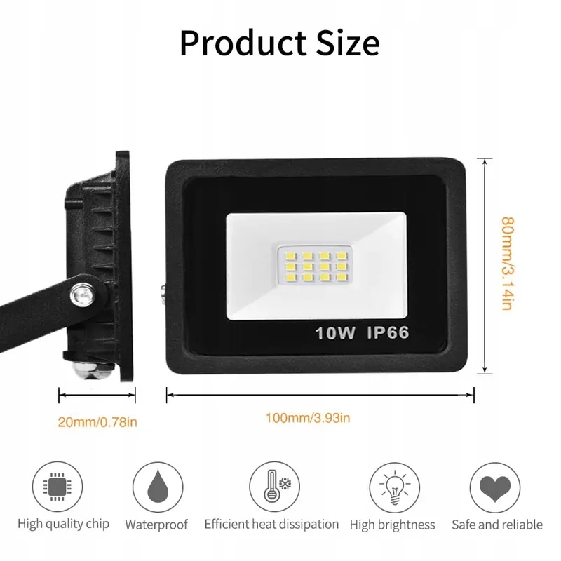 BIK LED Schijnwerper Waterdicht Tuin 10W 12V IP65 — foto 2