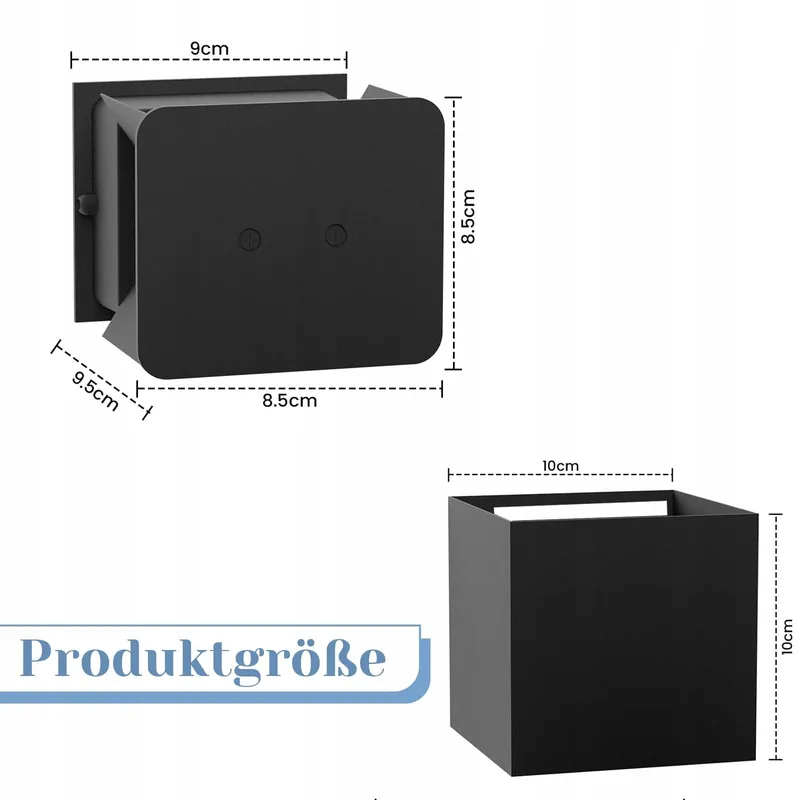 KOWANIE Set 2 LED Wandlampen Up Down Zwart G9 IP65 — foto 8