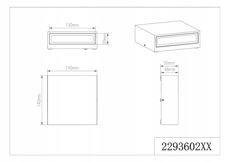 TRIO LEUCHTEN Thames LED Buitenlamp Antraciet Aluminium 2x3W 14cm — foto 4
