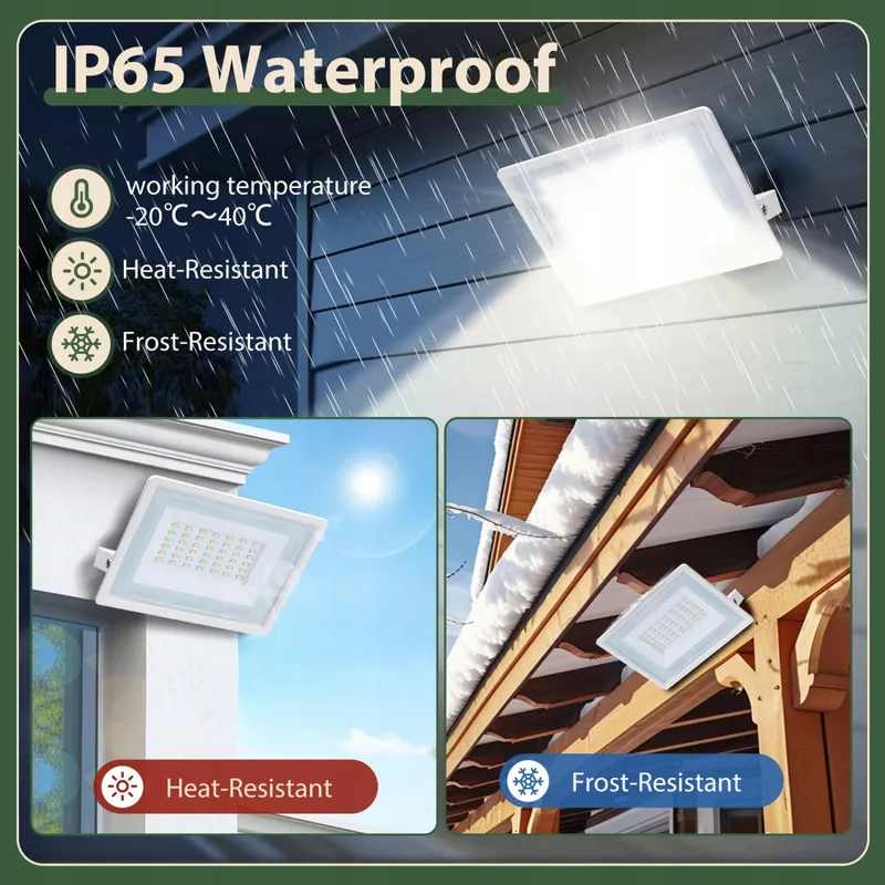 AIGOSTAR LED Schijnwerper Super Fel Sterk Waterdicht 50W IP65 — foto 3