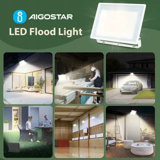 AIGOSTAR LED Schijnwerper Super Fel Sterk Waterdicht 50W IP65 — miniatuur 5