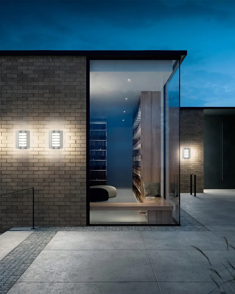 HIBAY Set 2 Buitenwandlampen E27 IP44 Balkon — foto 6