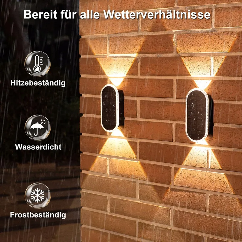 ELLASAY Solarlampen Tuin Waterdicht Terras IP65 6 Stuks — foto 8