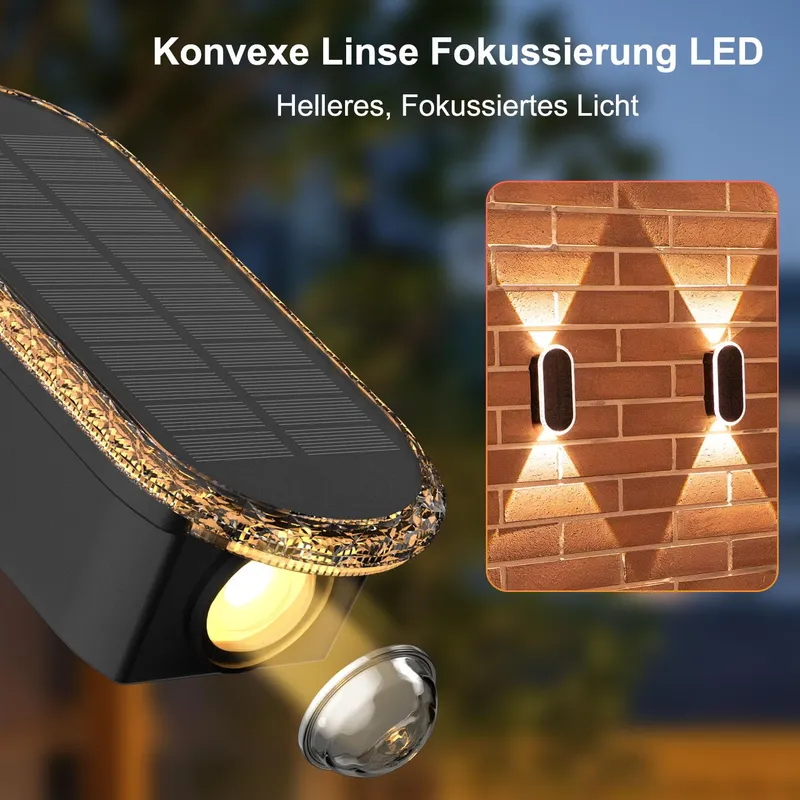 ELLASAY Solarlampen Tuin Waterdicht Terras IP65 6 Stuks — foto 3
