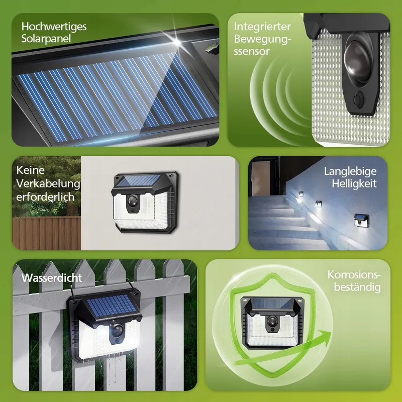 PHILIPS Solar Buitenlamp Bewegingssensor Waterdicht 120 LED — foto 2