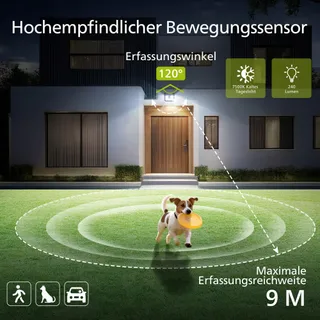 PHILIPS Solar Buitenlamp Bewegingssensor Waterdicht 120 LED — miniatuur 4