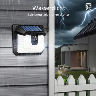 PHILIPS Solar Buitenlamp Bewegingssensor Waterdicht 120 LED — miniatuur 8