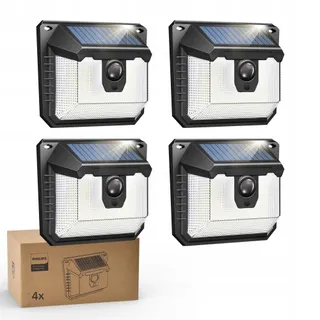 PHILIPS Solar Buitenlamp Bewegingssensor Waterdicht 120 LED — miniatuur 1