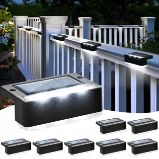 SOLPEX Solarlampen Buiten Trap Waterdicht Tuin 8 Stuks — miniatuur 1