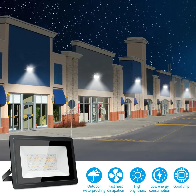 TOOBETTP LED Schijnwerper Garage Fel 50W 5000LM 6000K IP66 — foto 3