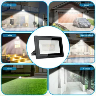 TOOBETTP LED Schijnwerper Garage Fel 50W 5000LM 6000K IP66 — miniatuur 8