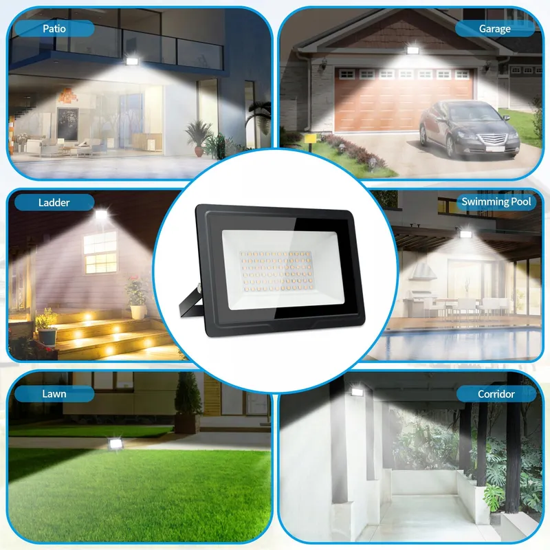 TOOBETTP LED Schijnwerper Garage Fel 50W 5000LM 6000K IP66 — foto 8