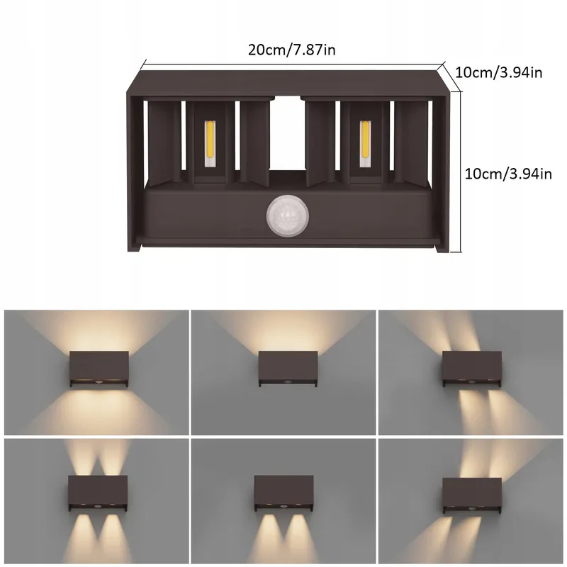 KLIGHTEN Buitenlamp Bewegingssensor Verstelbaar Tuin 24W IP65 — foto 3