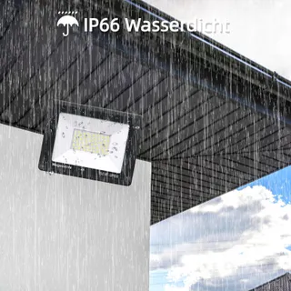 WEGOODLIFE LED Schijnwerper Warm Wit Garage Tuin 50W IP66 — miniatuur 5