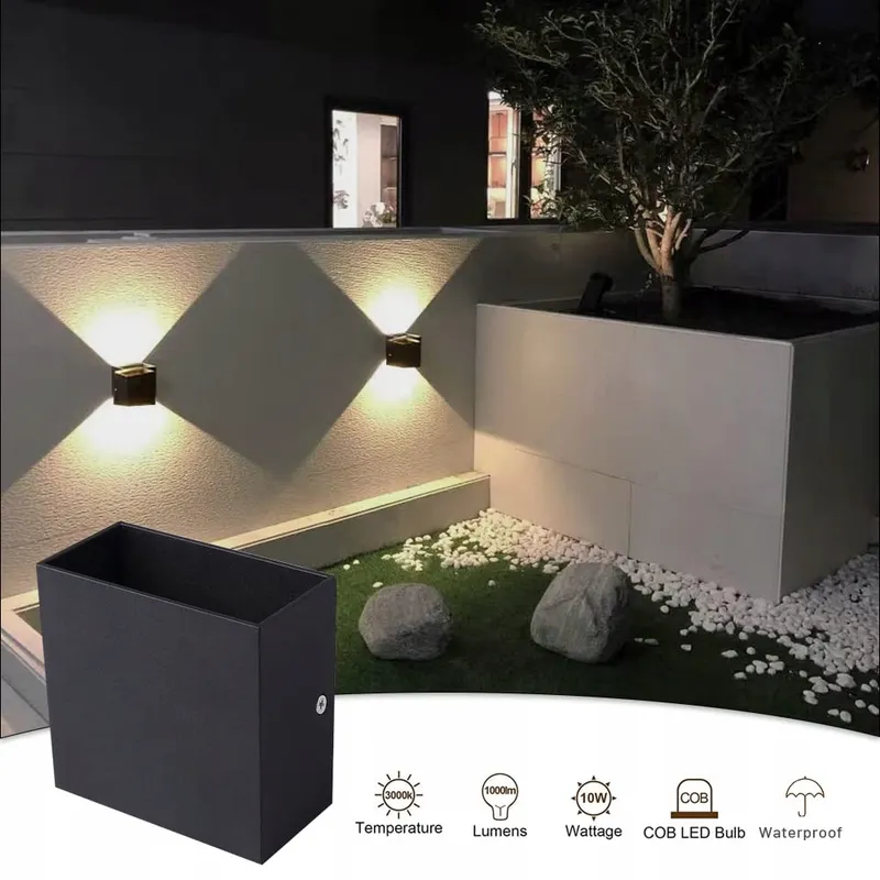 CHEVVY LED Wandlamp Modern Zwart Warmwit 2 St 7W 3000K — foto 5